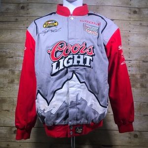 Nascar Coors Light Jeff Hamilton Jacket Sz L Chase